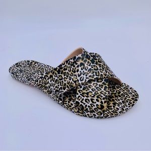 Qupid shoes Leopard print jelly slides sandals animal print women size EU 36